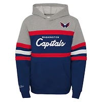 Youth Mitchell  Ness Washington Capitals Head Coach Pullover Hoodie