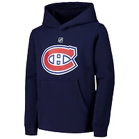 Youth Montreal Canadiens Primary Logo Pullover Hoodie