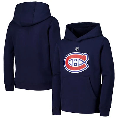 Youth Montreal Canadiens Primary Logo Pullover Hoodie