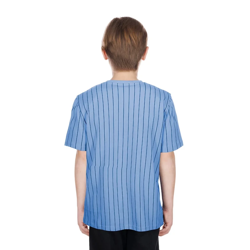 Youth New Era Atlanta Braves 2026 City Connect Pinstripe T-Shirt
