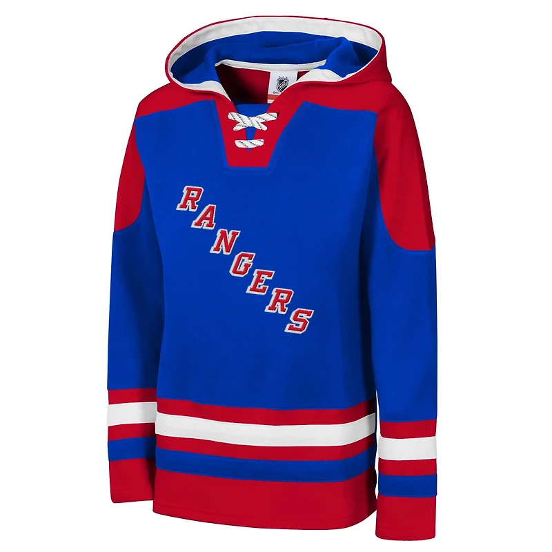 Youth New York Rangers Ageless Must Have Home V-Neck Pullover Hoodie