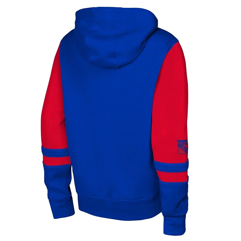 Youth New York Rangers Face Off Full-Zip Hoodie