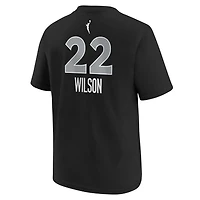Youth Nike A'ja Wilson Las Vegas Aces Explorer Edition Name  Number T-Shirt
