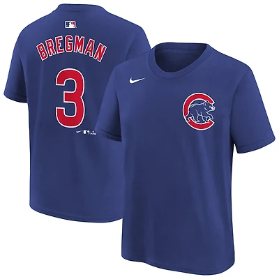 Youth Nike Alex Bregman Chicago Cubs Name Number T-Shirt