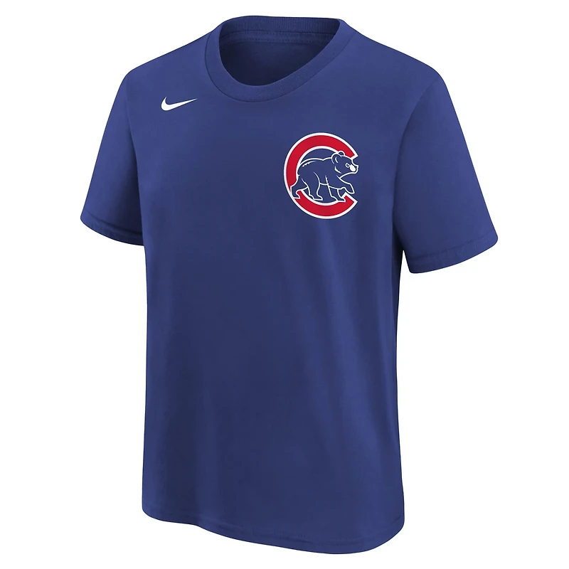 Youth Nike Alex Bregman Chicago Cubs Name  Number T-Shirt