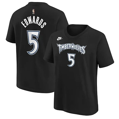 Youth Nike Anthony Edwards Minnesota Timberwolves Name  Number T-Shirt - Classic Edition