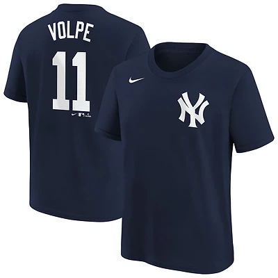 Youth Nike Anthony Volpe New York Yankees Player Name  Number T-Shirt