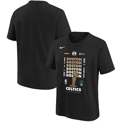 Youth Nike Boston Celtics 2024 NBA Finals Champions Expressive T-Shirt