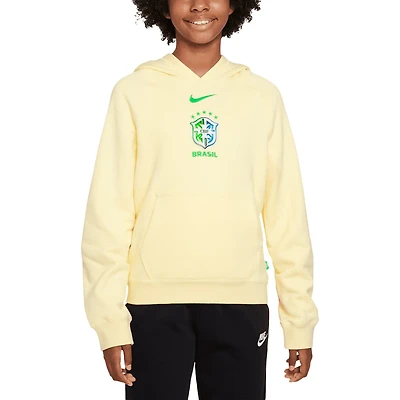 Youth Nike Brazil National Team Air Pullover Hoodie