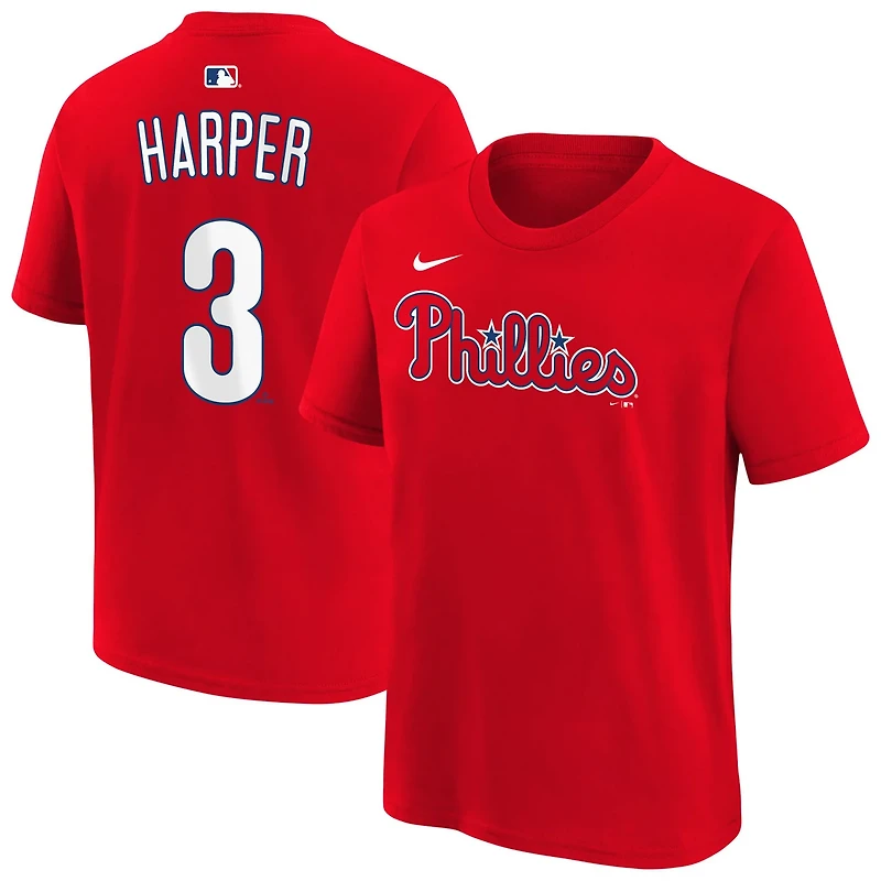 Youth Nike Bryce Harper Philadelphia Phillies Name Number T-Shirt