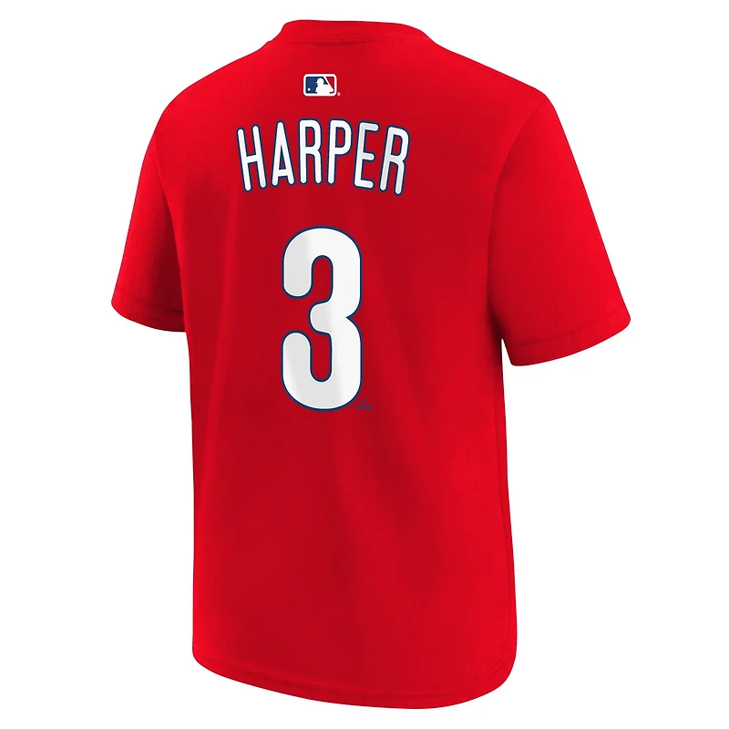 Youth Nike Bryce Harper Philadelphia Phillies Name Number T-Shirt