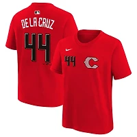 Youth Nike Elly De La Cruz Cincinnati s 2026 City Connect Name  Number T-Shirt