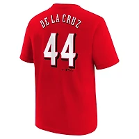 Youth Nike Elly De La Cruz Cincinnati s Home Player Name  Number T-Shirt