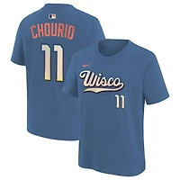 Youth Nike Jackson Chourio Milwaukee Brewers 2026 City Connect Name  Number T-Shirt