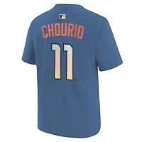 Youth Nike Jackson Chourio Milwaukee Brewers 2026 City Connect Name  Number T-Shirt
