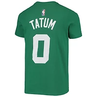 Youth Nike Jayson Tatum Kelly Boston Celtics Logo Name  Number Performance T-Shirt