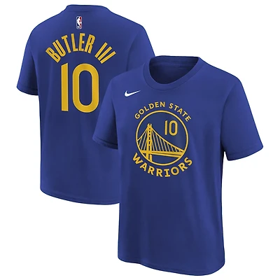 Youth Nike Jimmy Butler III Golden State Warriors Icon Edition Name  Number T-Shirt