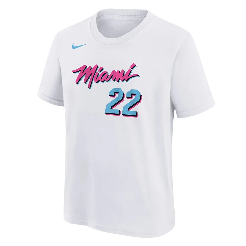 Youth Nike Jimmy Butler Miami Heat 2024 25 City Edition Name  Number T-Shirt