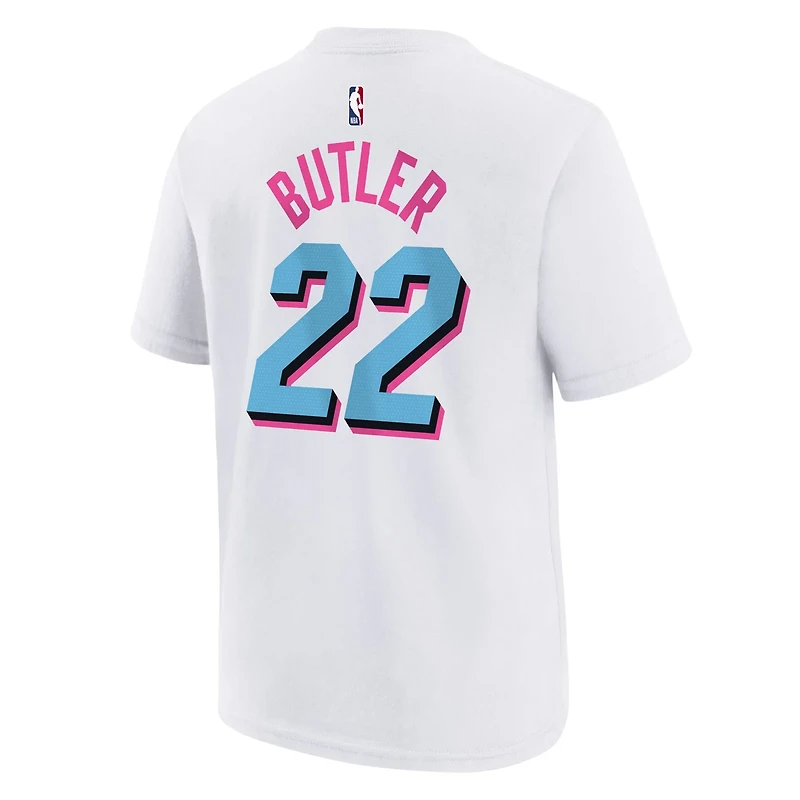 Youth Nike Jimmy Butler Miami Heat 2024 25 City Edition Name  Number T-Shirt