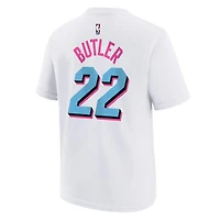 Youth Nike Jimmy Butler Miami Heat 2024 25 City Edition Name  Number T-Shirt