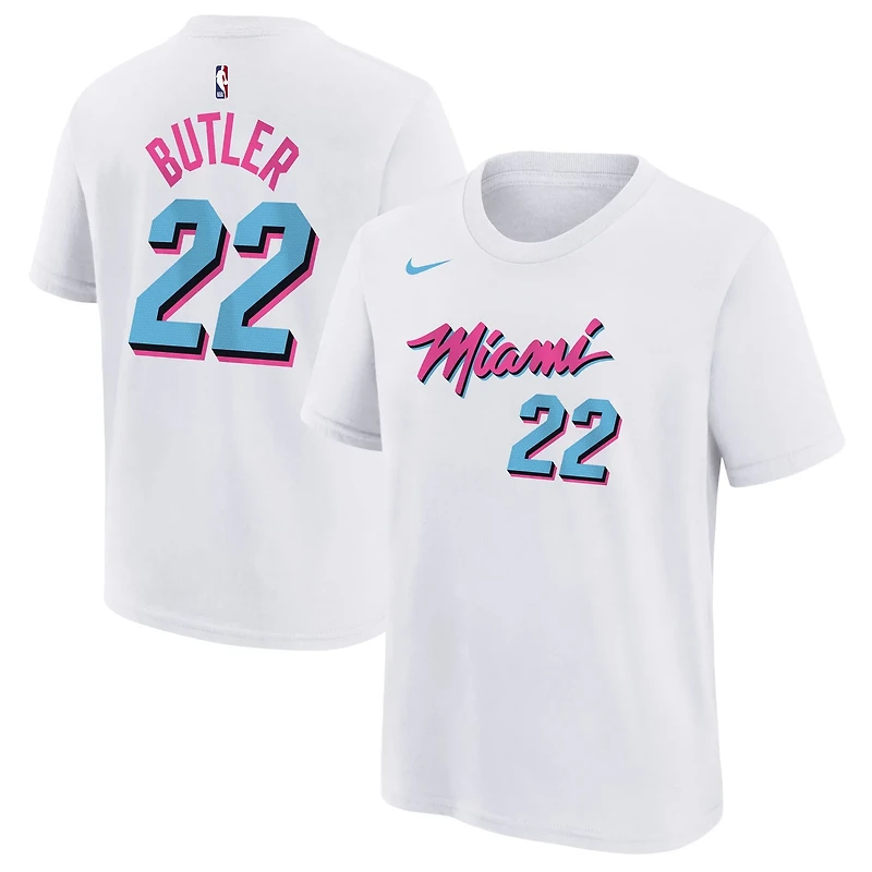 Youth Nike Jimmy Butler Miami Heat 2024 25 City Edition Name  Number T-Shirt
