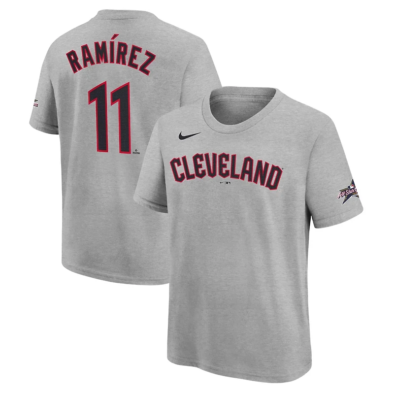 Youth Nike Jos Ramrez Cleveland Guardians 2025 MLB All-Star Edition Name Number T-Shirt