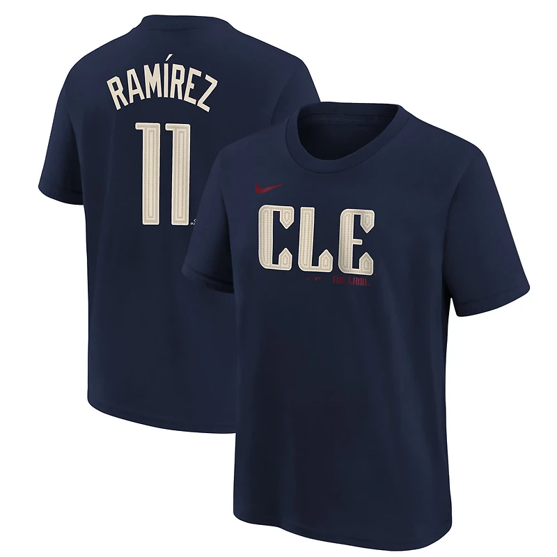 Youth Nike Jose Ramirez Cleveland Guardians 2024 City Connect Name  Number T-Shirt