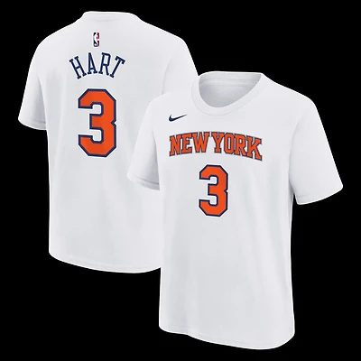 Youth Nike Josh Hart New York Knicks Association Name  Number T-Shirt