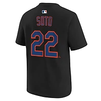 Youth Nike Juan Soto New York Mets Name  Number T-Shirt