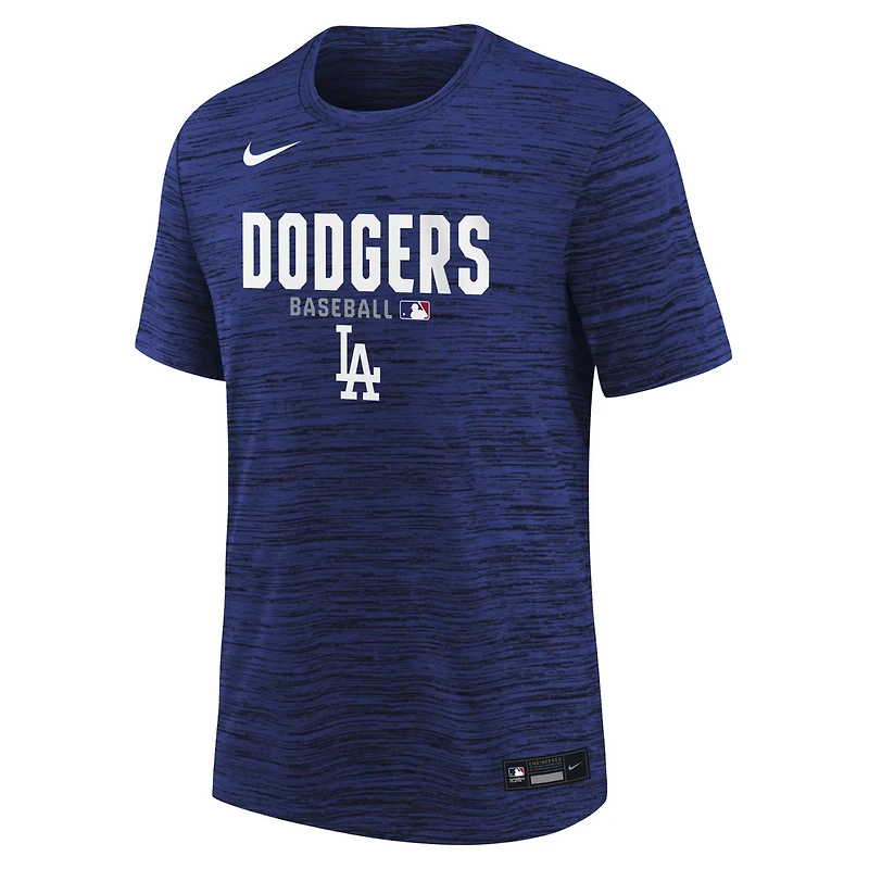 Youth Nike Los Angeles Dodgers Authentic Collection Velocity Dri-FIT T-Shirt