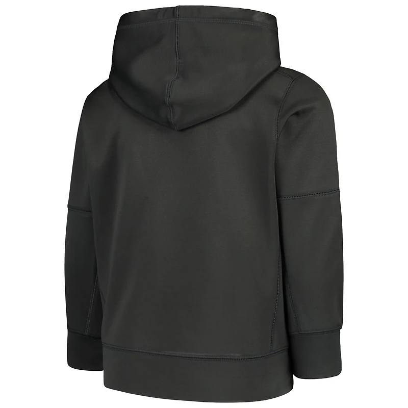 Youth Nike Michigan State Spartans Logo KO Pullover Performance Hoodie