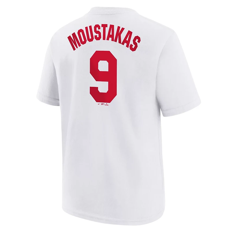 Youth Nike Mike Moustakas Cincinnati Reds 2022 Field of Dreams Name  Number T-Shirt