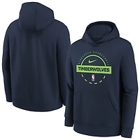 Youth Nike Minnesota Timberwolves 2025 26 Club Fleece Practice Hoodie