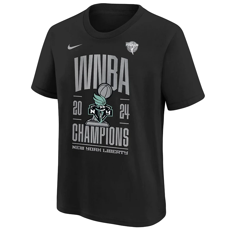 Youth Nike New York Liberty 2024 WNBA Finals Champions Locker Room T-Shirt
