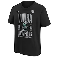 Youth Nike New York Liberty 2024 WNBA Finals Champions Locker Room T-Shirt