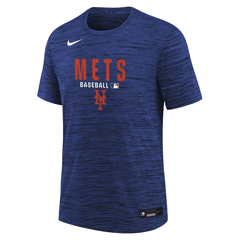 Youth Nike New York Mets Authentic Collection Velocity Dri-FIT T-Shirt