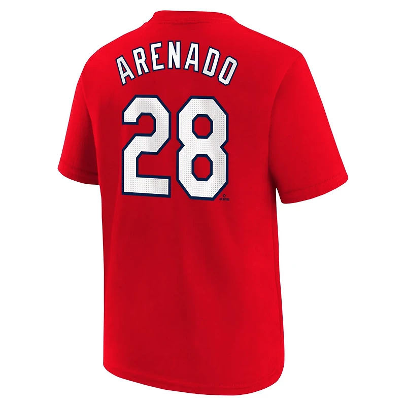Youth Nike Nolan Arenado St Louis Cardinals Home Player Name  Number T-Shirt
