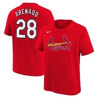 Youth Nike Nolan Arenado St Louis Cardinals Home Player Name  Number T-Shirt