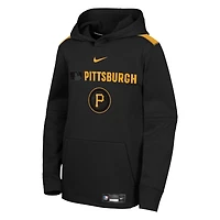 Youth Nike Pittsburgh Pirates City Connect Authentic Collection Performance Pullover Hoodie