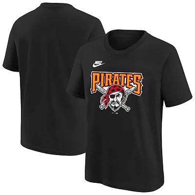 Youth Nike Pittsburgh Pirates Cooperstown Collection Team Logo T-Shirt
