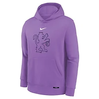 Youth Nike Sacramento Kings 2025 26 City Edition Club Fleece Pullover Hoodie