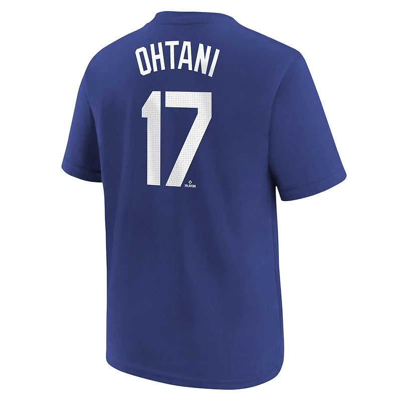 Youth Nike Shohei Ohtani Los Angeles Dodgers 2025 World Series Champions Name Number T-Shirt