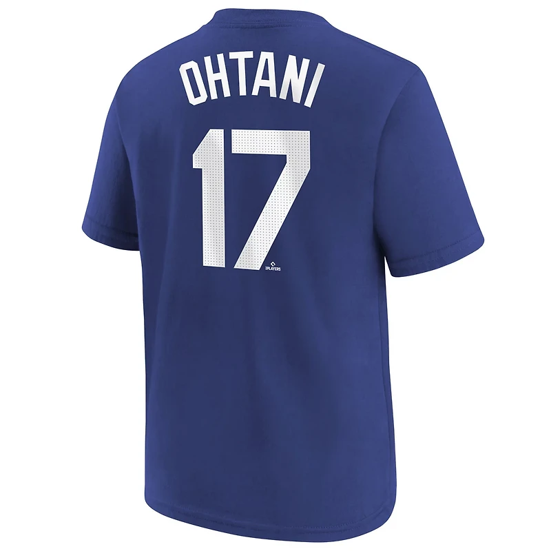 Youth Nike Shohei Ohtani Los Angeles Dodgers Name  Number T-Shirt