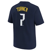 Youth Nike Trea Turner Philadelphia Phillies Fuse City Connect Name  Number T-Shirt