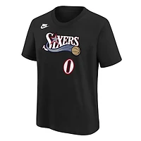 Youth Nike Tyrese Maxey Philadelphia 76ers Name  Number T-Shirt - Classic Edition