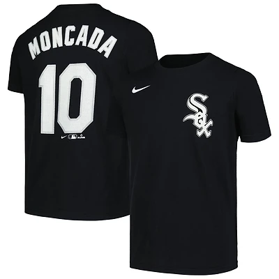Youth Nike Yoan Moncada Chicago White Sox Home Player Name  Number T-Shirt
