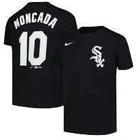 Youth Nike Yoan Moncada Chicago White Sox Home Player Name  Number T-Shirt