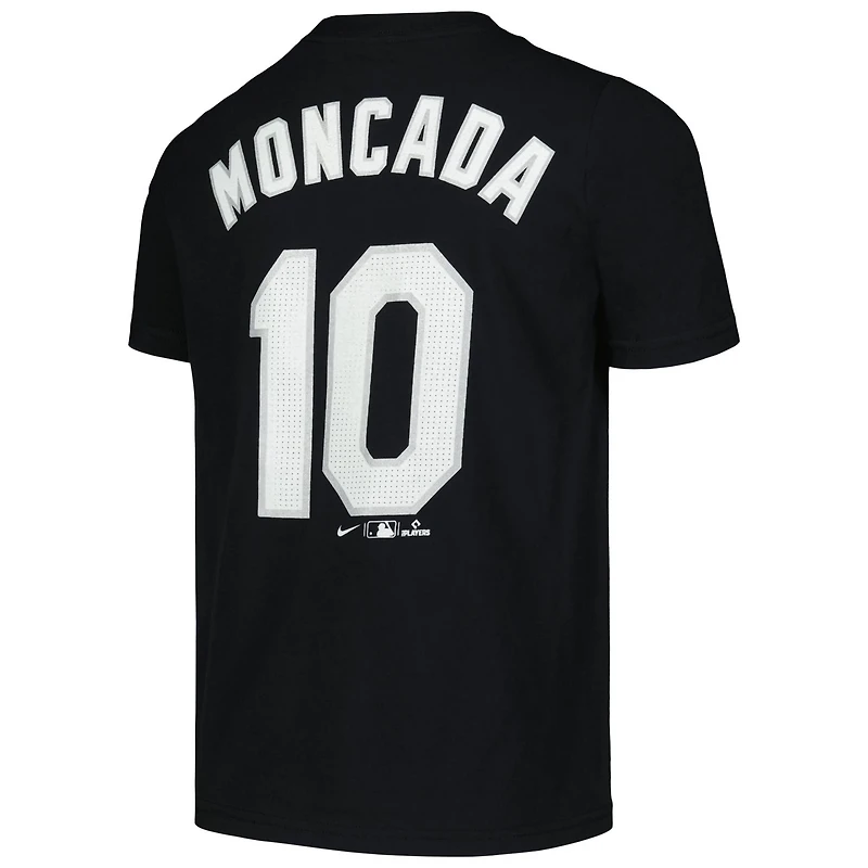 Youth Nike Yoan Moncada Chicago White Sox Home Player Name  Number T-Shirt