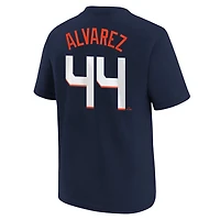 Youth Nike Yordan Alvarez Houston Astros Fuse City Connect Name  Number T-Shirt