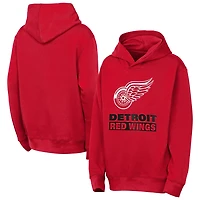 Youth Outerstuff Detroit Wings Back to Basics Hoodie